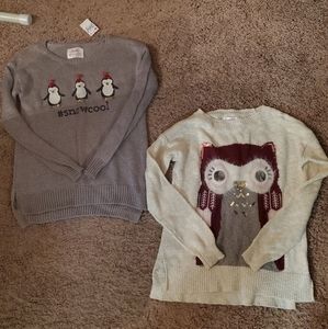 Justice Bundle of Sweaters, size 10
